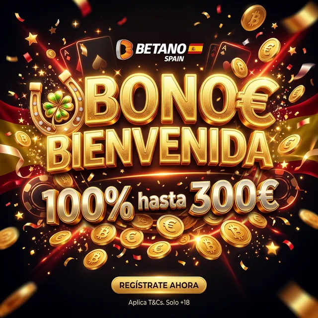 Bono bienvenida Betano España 100% hasta 300 euros