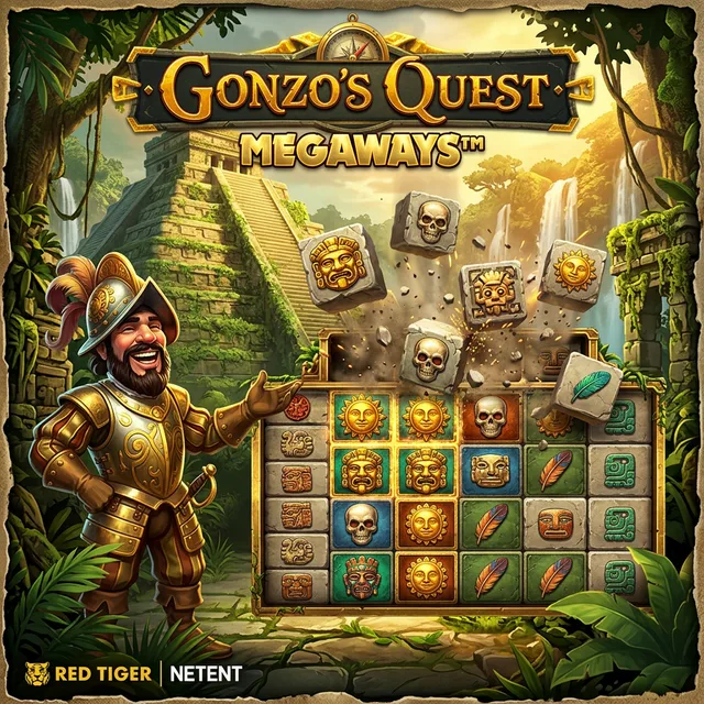 Gonzo's Quest Megaways — Red Tiger RTP 96.00%